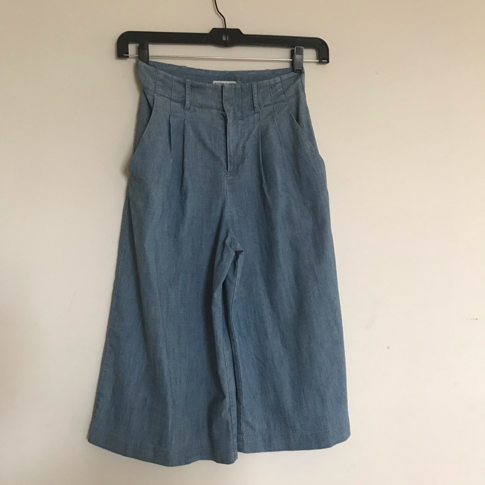 Alice&Olivia Wide crop denim pants